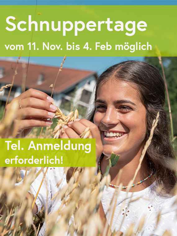 Schnuppertage an der HBLA Pitzelstätten sind vom 11. November 2026 bis 4. Februar 2027 möglich. 