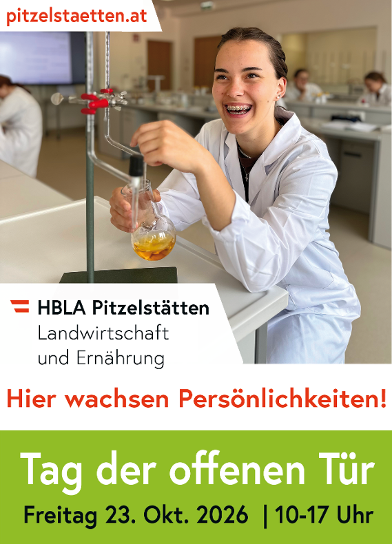 Tag der offenen Tür 2026 an der HBLA Pitzelstätten