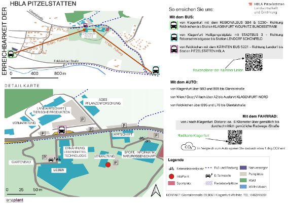 Lageplan HBLA Pitzelstätten