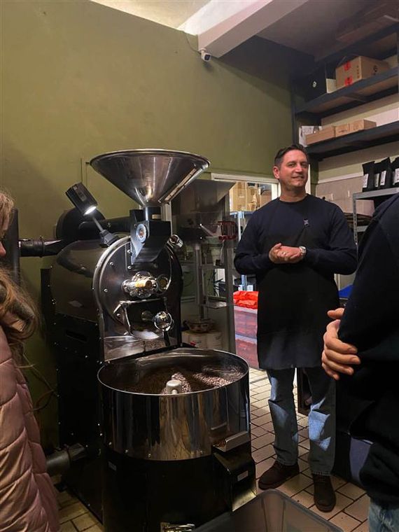 3ium Exkursion zur Kaffeerösterei