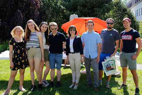 Schülerinnen und Schüler beim Umwelttag