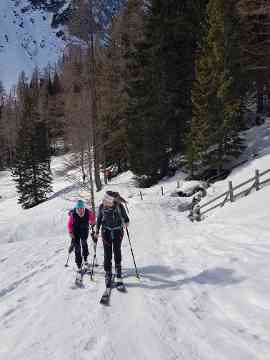 Bewegung und Sport in der Winterlandschaft