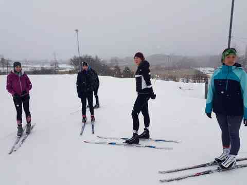 Bewegung und Sport in der Winterlandschaft