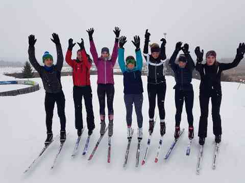 Bewegung und Sport in der Winterlandschaft