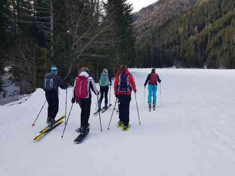 Bewegung und Sport in der Winterlandschaft