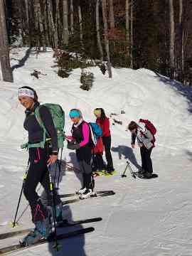 Bewegung und Sport in der Winterlandschaft