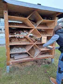Renovierung Bienenhotel