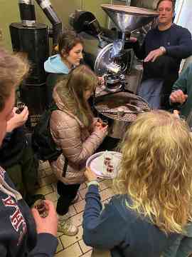 3ium Exkursion zur Kaffeerösterei